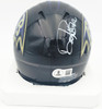 Derrick Henry Autographed Baltimore Ravens Black Speed Mini Helmet Beckett BAS Witness #1W478779