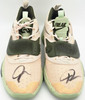 Giannis Antetokounmpo Autographed 2021 Player Exclusive (PE) Zoom Freak 3 Shoes Miami Heat Size 17 Beckett BAS QR #BR50519 & BR50520
