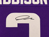 Minnesota Vikings Jordan Addison Autographed Purple Jersey Beckett BAS QR Stock #265945