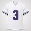 Minnesota Vikings Jordan Addison Autographed White Jersey Beckett BAS QR Stock #265948