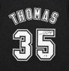 Chicago White Sox Frank Thomas Autographed Black Jersey Beckett BAS QR Stock #265937