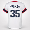 Chicago White Sox Frank Thomas Autographed White Jersey Beckett BAS QR Stock #265934