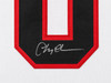 Christmas Vacation Chevy Chase Autographed White Jersey Clark Griswold Beckett BAS QR Stock #266072