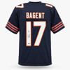 Chicago Bears Tyson Bagent Autographed Blue Jersey Beckett BAS QR Stock #265950