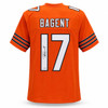 Chicago Bears Tyson Bagent Autographed Orange Jersey Beckett BAS QR Stock #265949