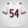 Chicago Bears Brian Urlacher Autographed White Jersey "HOF 18" Beckett BAS Witness Stock #265936