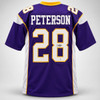 Minnesota Vikings Adrian Peterson Autographed Purple Jersey JSA Witness Stock #265941