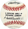 Buck Leonard Autographed Official NL Baseball Negro Leagues Beckett BAS QR #BX67620