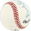 Buck Leonard Autographed Official NL Baseball Negro Leagues Beckett BAS QR #BX67620