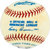 Dave Bergman Autographed Official AL Baseball Detroit Tigers Beckett BAS QR #BX67648