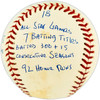 Rod Carew Autographed Official MLB Baseball Minnesota Twins, Los Angeles Angels With 18 Stats Beckett BAS QR #BX67639