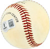 Bob Hazle Autographed Official NL Baseball Milwaukee Braves Beckett BAS QR #BX67614