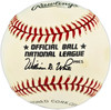 Chuck Connors Autographed Official NL Baseball Brooklyn Dodgers The Rifleman Beckett BAS QR #BX67627
