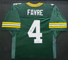 Green Bay Packers Brett Favre Autographed Framed Green Jersey Beckett BAS #AE49192