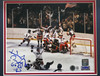 Herb Brooks Autographed Framed 8x10 Photo 1980 Team USA Miracle on Ice "Gold '80" Beckett BAS #AE85534