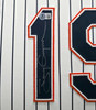San Diego Padres Tony Gwynn Autographed Framed White Pinstripes 30 Year Anniversary Russell Jersey Beckett BAS QR #BW06390