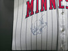 Minnesota Twins Kirby Puckett Autographed Framed Gray Russell Jersey "#34" JSA #ZZ91444