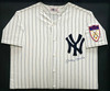 New York Yankees Mickey Mantle Autographed Framed White Pinstripes Mitchell & Ness AL 50th Anniversary Jersey Beckett BAS #AE15125