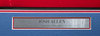 Buffalo Bills Josh Allen Autographed Framed Red Nike Jersey Beckett BAS Witness #1W462235