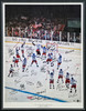 1980 Team USA Miracle on Ice Autographed Framed 24x30 Lithograph With 20 Signatures Including Herb Brooks #6/6 Beckett BAS #AC40042