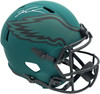Jalen Carter Autographed Philadelphia Eagles Rave Green Full Size Speed Replica Helmet JSA Witness Stock #266078