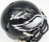 Jalen Carter Autographed Philadelphia Eagles Black 2022 Alternate Speed Mini Helmet JSA Witness Stock #266083