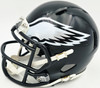Jalen Carter Autographed Philadelphia Eagles Black 2022 Alternate Speed Mini Helmet JSA Witness Stock #266083