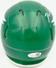 Jalen Carter Autographed Philadelphia Eagles Kelly Green 2023 Alternate Speed Mini Helmet JSA Witness Stock #266084