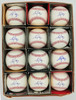 Stephen Piscotty Autographed Official MLB Baseball 12 Count Lot St. Louis Cardinals Oakland Athletics MLB Holo Stock #266304
