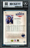 Drew Brees Autographed 2005 Upper Deck Kickoff Card #72 San Diego Chargers Beckett BAS #20457273