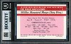 Willie Mays Autographed 1984 ASA Renata Galasso Card San Francisco Giants Beckett BAS #20457591