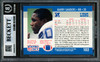 Barry Sanders Autographed 1990 Pro Set Card #102 Detroit Lions Beckett BAS #20457679