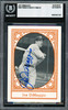 Joe Dimaggio Autographed 1980 TCMA Card #3 New York Yankees Beckett BAS #20457347