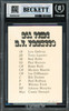 Joe Dimaggio Autographed 1980 TCMA Card #3 New York Yankees Beckett BAS #20457347