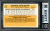 Tony Gwynn Autographed 1983 Donruss Card #598 San Diego Padres Beckett BAS #20457433