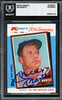 Mickey Mantle Autographed 1982 Topps K-Mart Card #1 New York Yankees Beckett BAS #20457559