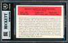 Mickey Mantle Autographed 1987 Hygrade Baseball's All Time Greats Rookie Card New York Yankees Beckett BAS #20457566