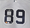 New York Yankees Jasson Dominguez Autographed Gray Nike Jersey LE #8/23 "MLB Debut 9-1-23" Fanatics Holo #BB14107301