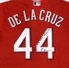 Cincinnati Reds Elly De La Cruz Autographed Red Nike Jersey "MLB Debut 6/6/23" Beckett BAS QR #W710349