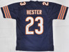 Chicago Bears Devin Hester Autographed Blue Custom Jersey Beckett BAS QR #BS43445