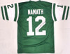 New York Jets Joe Namath Autographed Green Custom Jersey "Willie" Beckett BAS QR #3W324457