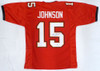 Tampa Bay Buccaneers Tez Johnson Autographed Red Custom Jersey JSA #WC164498