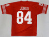 San Francisco 49ers Brent Jones Autographed Red Custom Jersey (Upside down) PSA/DNA #X59702