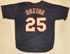 Minnesota Twins Byron Buxton Autographed Blue Custom Jersey Beckett BAS QR #1W668593