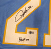San Diego Chargers LaDainian Tomlinson Autographed Powder Blue Custom Jersey "HOF 17" Beckett BAS QR #1W895057