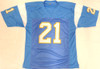 San Diego Chargers LaDainian Tomlinson Autographed Powder Blue Custom Jersey "HOF 17" Beckett BAS QR #1W895057