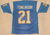 San Diego Chargers LaDainian Tomlinson Autographed Powder Blue Custom Jersey "HOF 17" Beckett BAS QR #1W895016