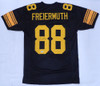 Pittsburgh Steelers Pat Freiermuth Autographed Black Custom Jersey Beckett BAS QR #WZ58523