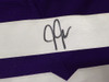 Minnesota Vikings Justin Jefferson Autographed Purple Custom Jersey Beckett BAS QR #1W516680