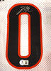 Portland Trail Blazers Damian Lillard Autographed White Custom Jersey Beckett BAS QR #BR50449